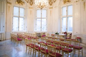 Wiener-Winterhochzeit Oktogon im Oberen Belvedere
