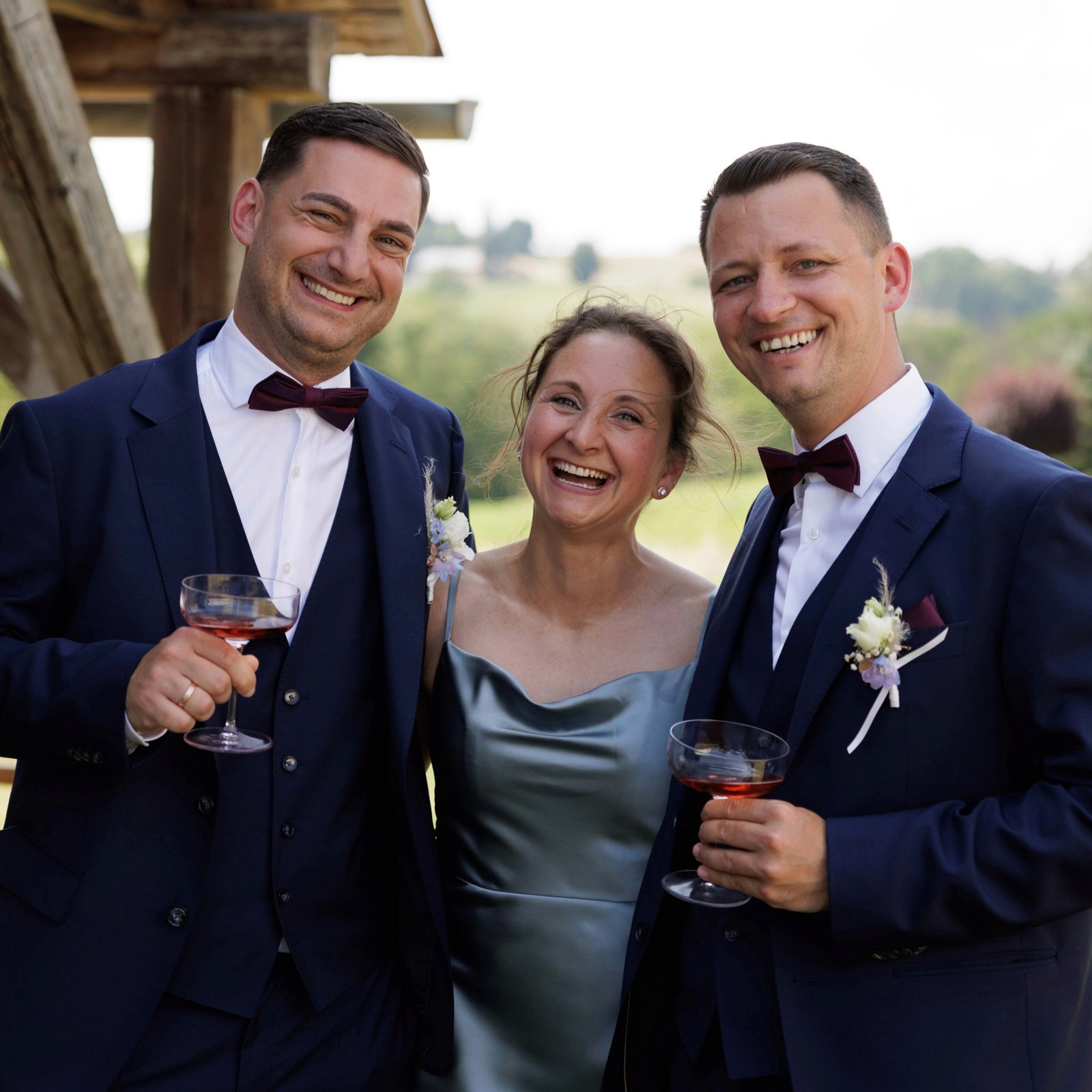 Foto Brautpaar & Paula, Karl Schrotter Photograph